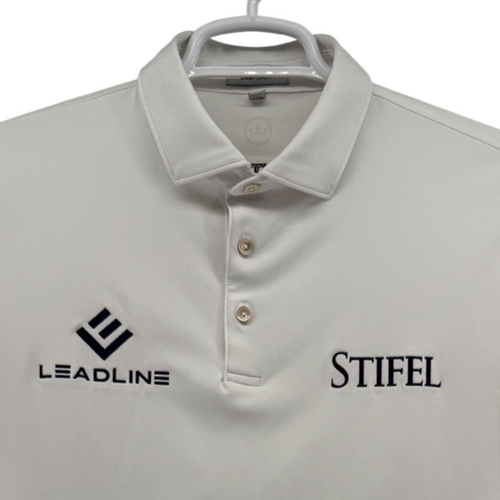 Peter Millar Summer Comfort Medium Polo Shirt PGA Tour Issue Keith Mitchell